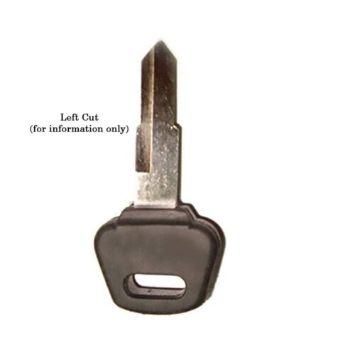 Gun Key Cum Key Chain of Brass Key Blank for Bikes (Right Cut) - Image 2