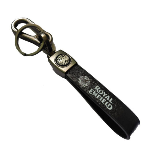 Leather keychain - with Keyrings - Image 4