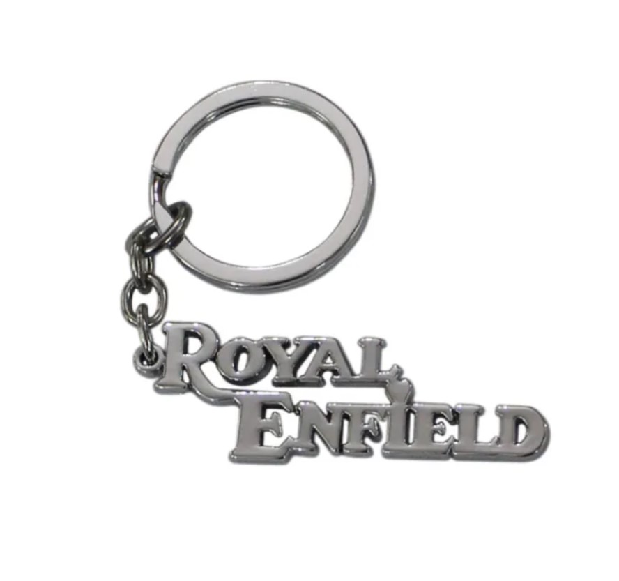 Metal Bike key chain- Chrome