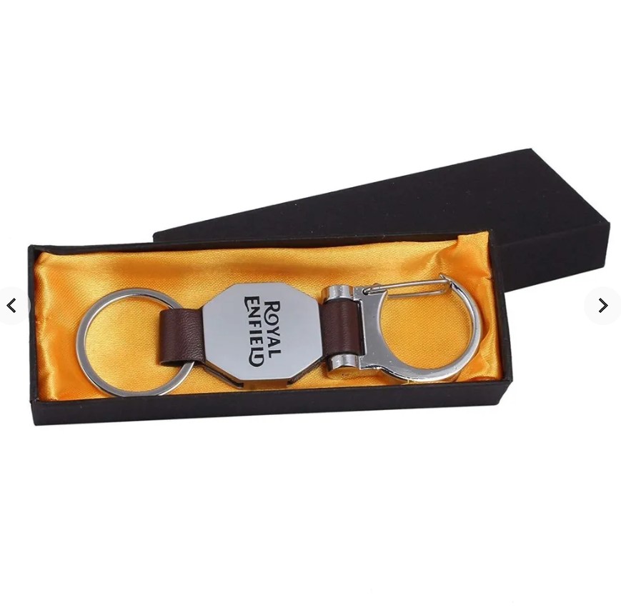 Leather Key Chain for Royal Enfield Assorted Color As available