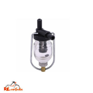 GLASS BOWL FUEL FILTER WITH MAGNET - PROTECT YOUR CARBURATTOR