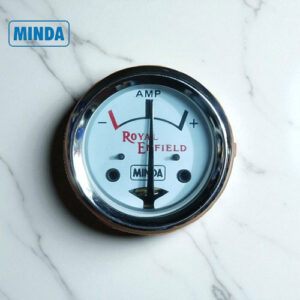 AMMETER 8AMP WHITE DIAL