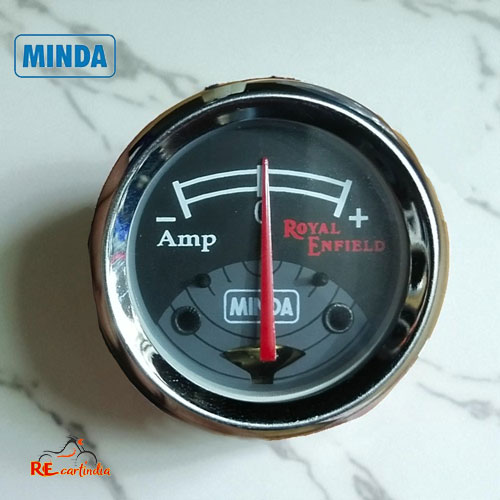 AMMETER 8AMP GRAY DIAL