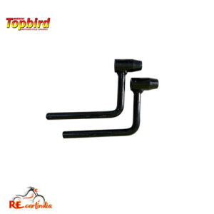 REAR FOOT REST (KHILLY) SET - BLACK