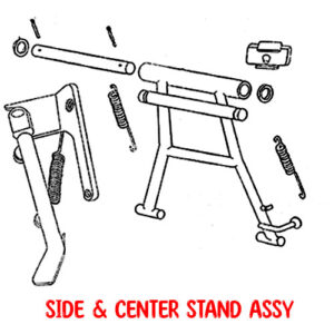 SIDE & CENTER STAND ASSY