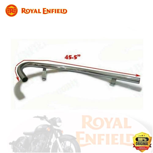 SILENCER BENT/EXHAUST PIPE STD PLATED - 144055 - Image 4