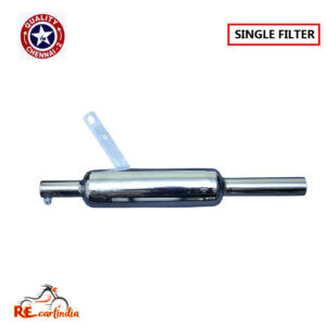 SILENCER ASSY WITH WELDED BRACKET - SINGLE FILTER (MEDIUM SOUND)