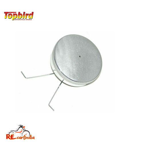 FUEL TANK CAP ROUND WITHOUT KEY OPERATION FOR ROYAL ENFIELD EARLY MODELS