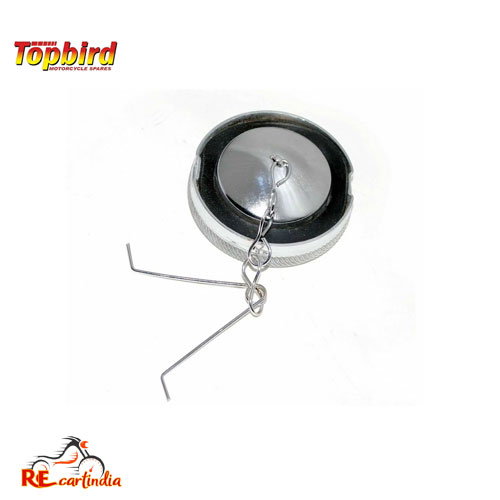 FUEL TANK CAP ROUND WITHOUT KEY OPERATION FOR ROYAL ENFIELD EARLY MODELS - Image 3
