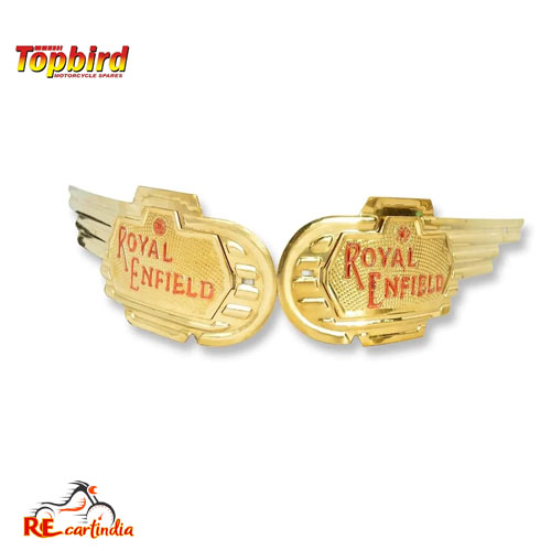 FUEL TANK MONOGRAM BRASS -VINTAGE