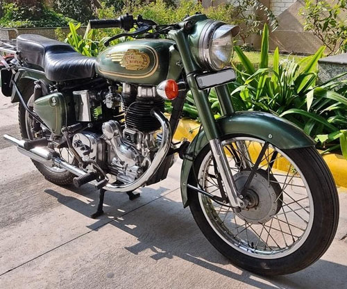 FUEL TANK MONOGRAM BRASS -VINTAGE - Image 4