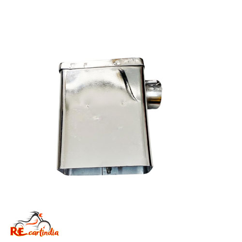 AIR FILTER BOX FOR OLD MODEL BULLET/STANDARD/MACHISMO -- CHROME PLATED