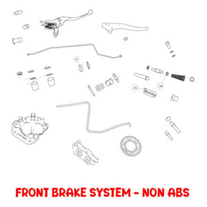 FRONT BRAKE SYSTEM - NON ABS