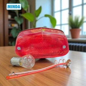 TAIL LAMP ASSY-VINTAGE (TRACTOR TYPE)- DOUBLE CONNECTOR WITH BULB