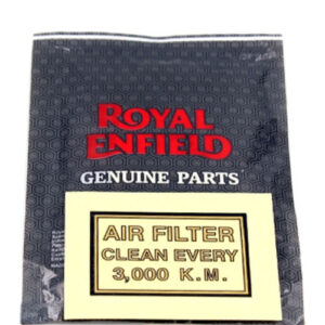 AIR FILTER STICKER  FOR OLD MODEL BULLET/STANDARD/MACHISMO