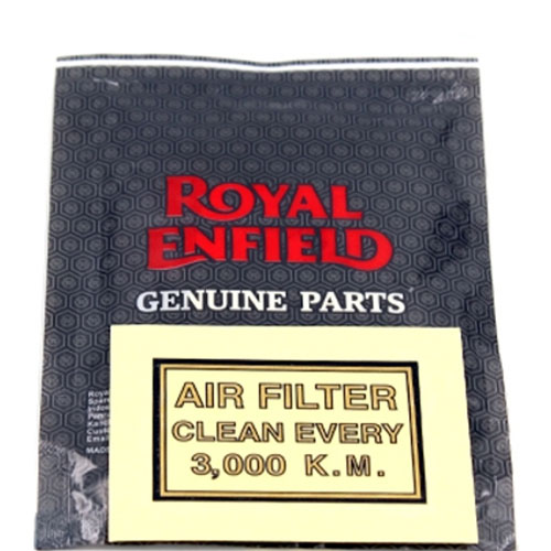AIR FILTER STICKER FOR OLD MODEL BULLET/STANDARD/MACHISMO
