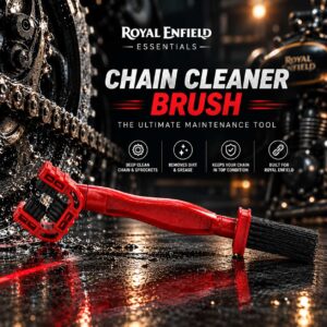 ROYAL ENFIELD ESSENTIALS CHAIN CLEANER BRUSH – THE ULTIMATE MAINTENANCE TOOL