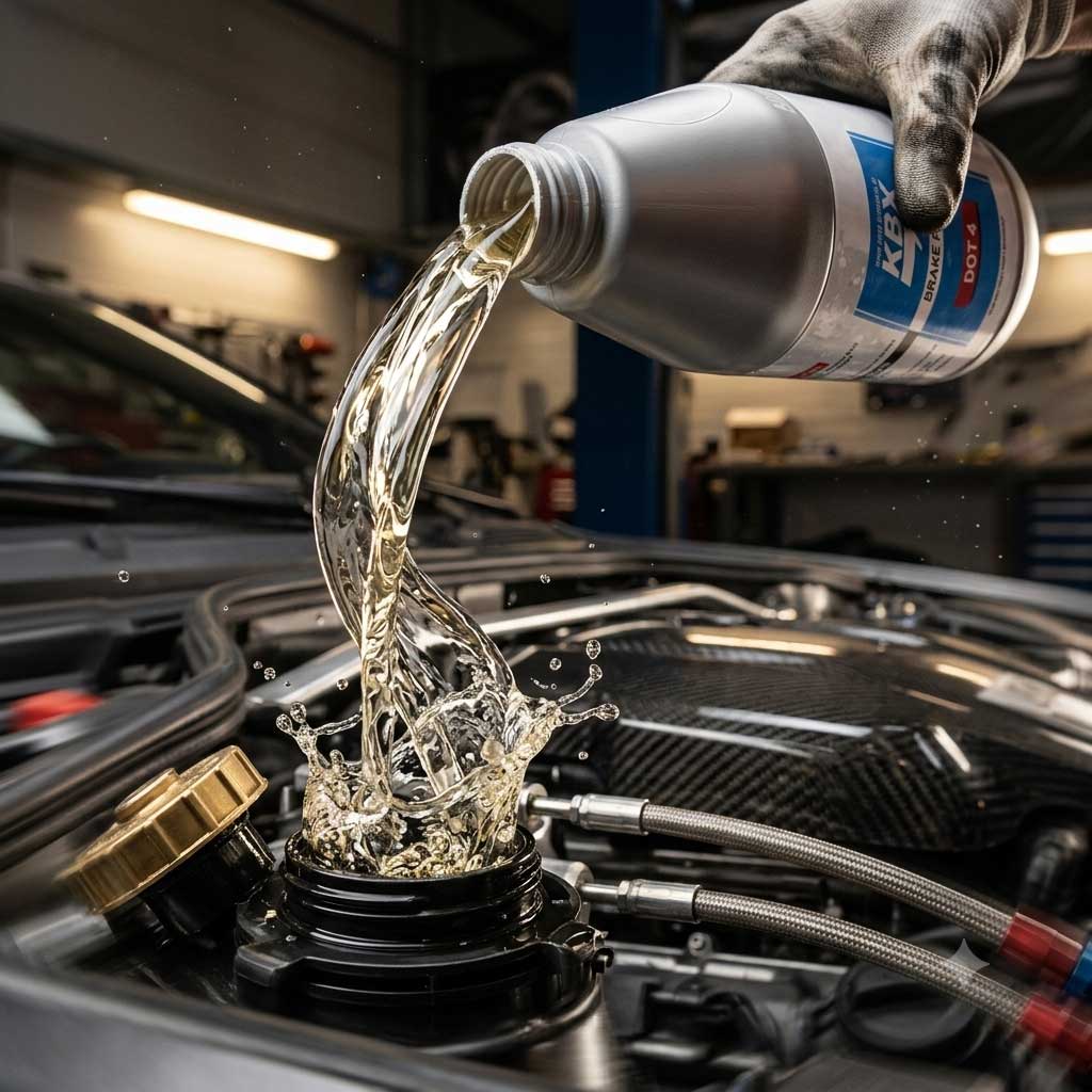KBX DOT 4 Brake Fluid – Reliable Braking Performance- 100 ML
